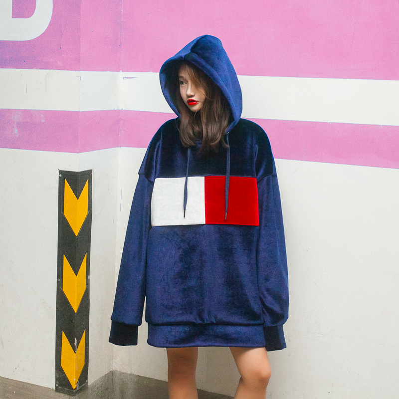 Flannel Oversized Hooded Jacket on Luulla